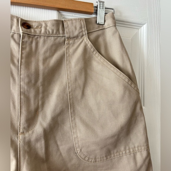 Vintage Beige High Waisted Shorts - Picture 2 of 6